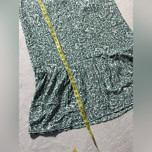 Olsen Flounce Longsleeve V-neck Floral Maxi Dress - Picture 8 of 11